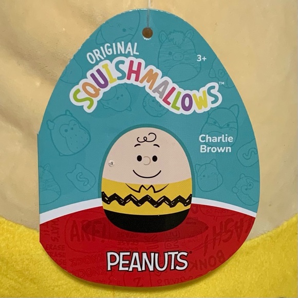 Squishmallows Peanuts 10” Charlie Brown-NWT - Picture 5 of 5
